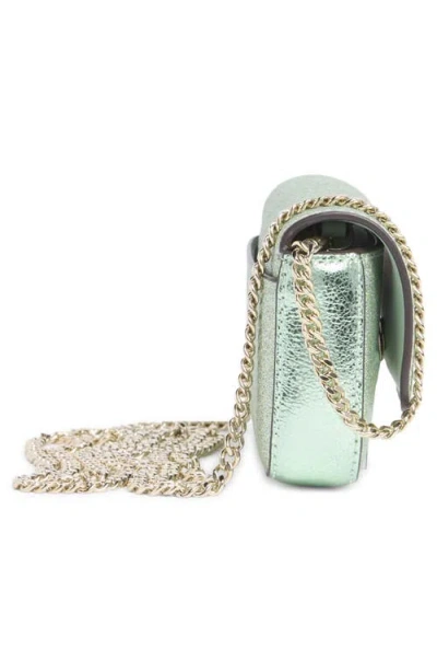 Kate Spade New York Kenzie Glitter Card Case Crossbody Bag In Green