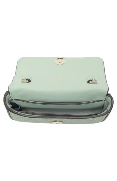 Kate Spade New York Kenzie Glitter Card Case Crossbody Bag In Green