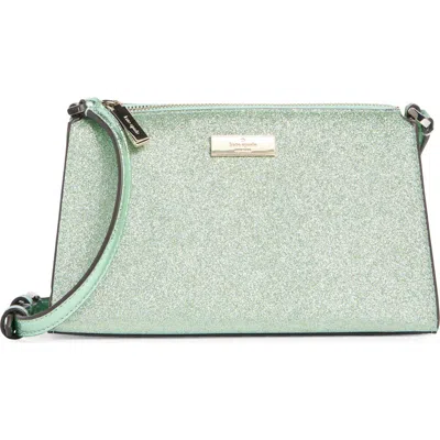 Kate Spade New York Kenzie Glitter Mini Crossbody Bag In Green