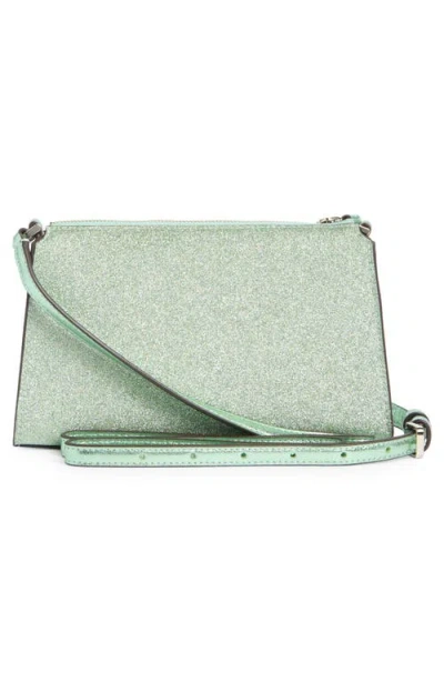 Kate Spade New York Kenzie Glitter Mini Crossbody Bag In Green