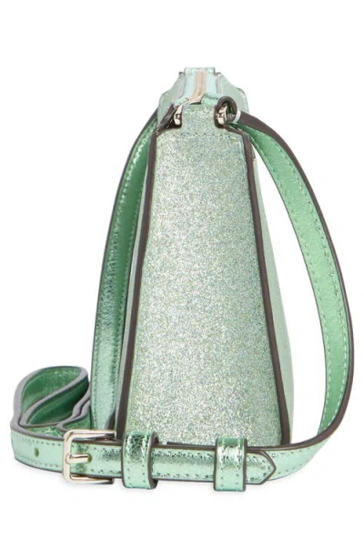 Kate Spade New York Kenzie Glitter Mini Crossbody Bag In Green