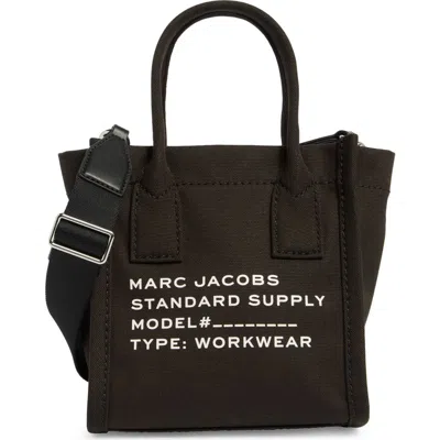 Marc Jacobs Canvas Standard Suppy Tote Bag In Black