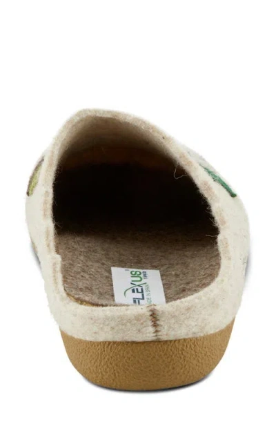 Flexus By Spring Step Happycactus Slide Slipper In Neutral
