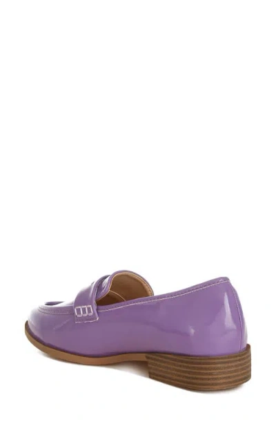 London Rag Mogul Loafer In Purple