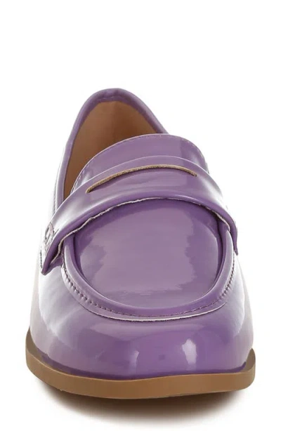 London Rag Mogul Loafer In Purple