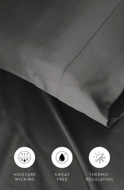 Homespun Set Of 2 Pillowcases In Gray