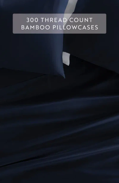 Homespun Set Of 2 Pillowcases In Blue