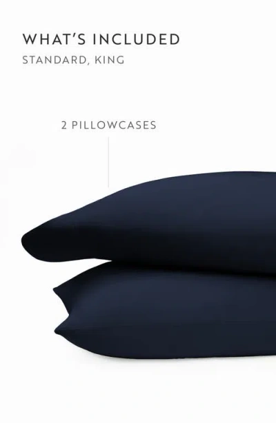 Homespun Set Of 2 Pillowcases In Blue