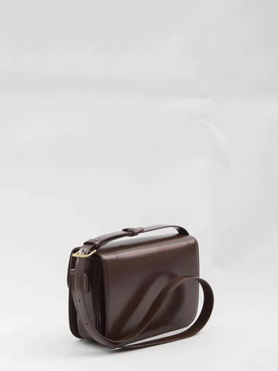 Celine Valentino Chez Valentino Cotton Hoodie In Brown