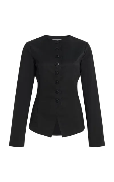 Sloan Exclusive The Button Twill Jacket In Black