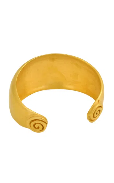 Cano Aswan 24k Gold-plated Cuff In Gold