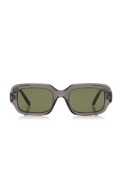 Loewe Womens Grey G735270x12 Rectangle-frame Acetate Sunglasses In Gray