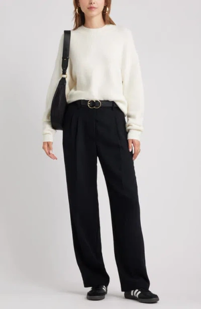 Open Edit Cozy Crewneck Sweater In Multi