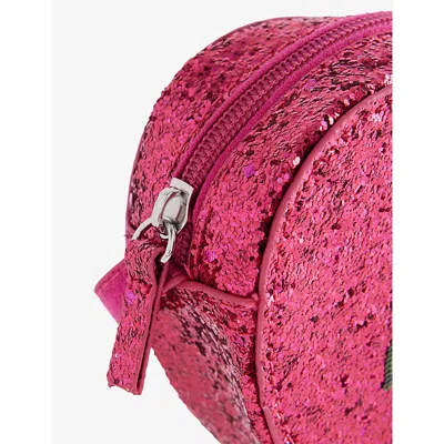 Konges Slojd Angria Kids' Tut Woven Shoulder Bag In Red