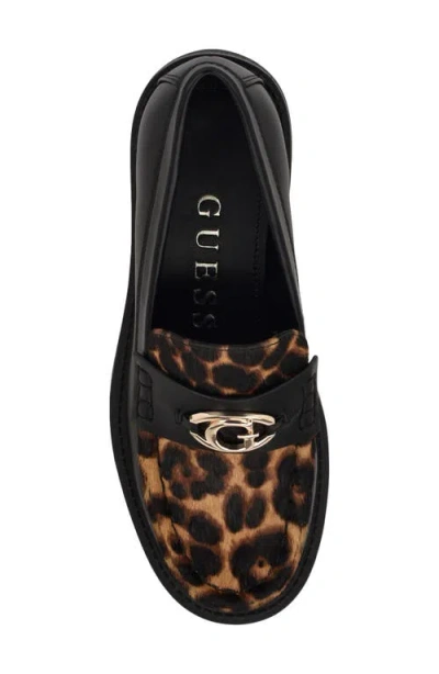 Guess Yanika 2 Platform Loafer In Black