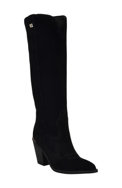 Guess Sashan Western Boot In Black