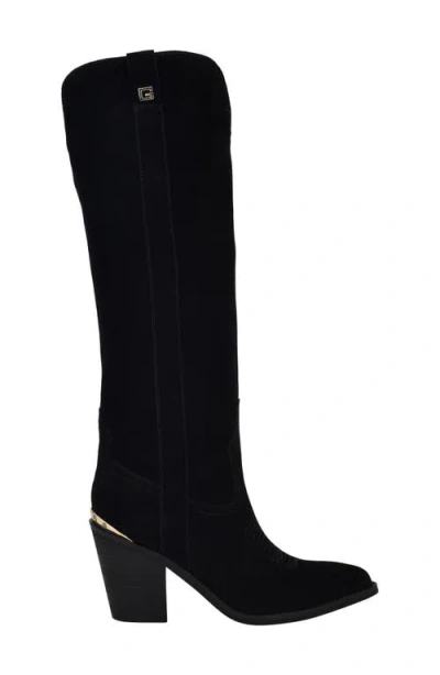 Guess Sashan Western Boot In Black