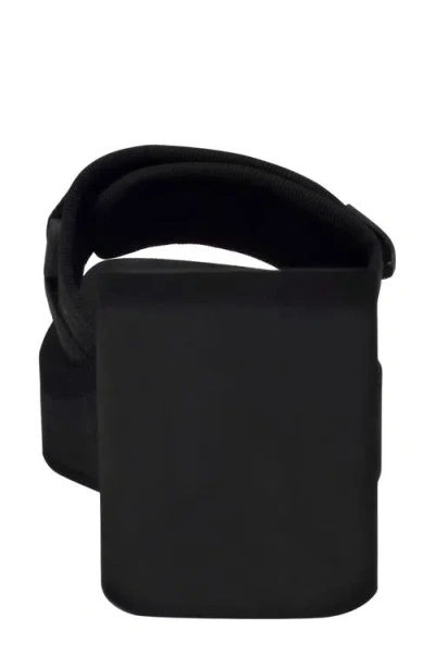 Guess Dellean Platform Wedge Sandal In Black