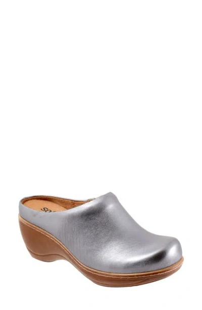 Softwalk Madison Clog In Gray