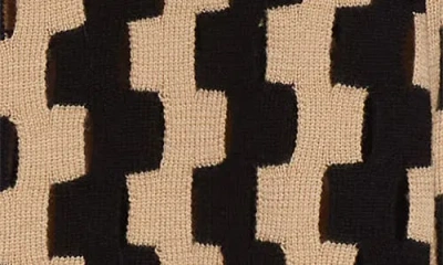 Zankov Bowery Open Stitch Merio Wool Cardigan In Black