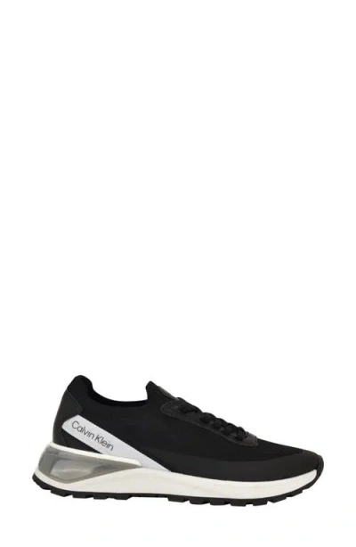 Calvin Klein Women's Geneo Lightweight Knit Sneakers In Black