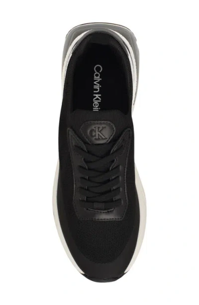 Calvin Klein Women's Geneo Lightweight Knit Sneakers In Black