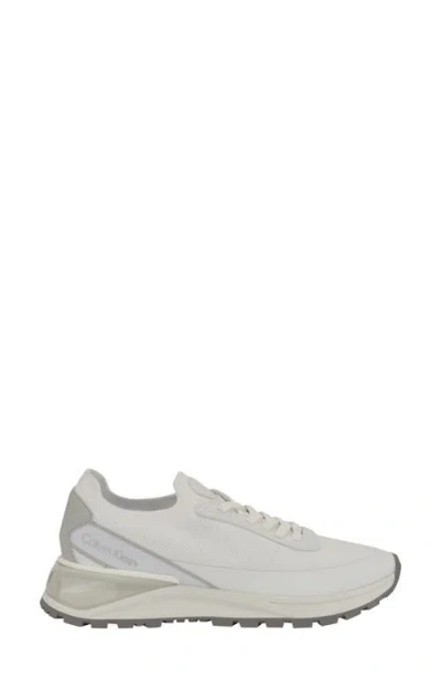 Calvin Klein Women's Geneo Lightweight Knit Sneakers In White