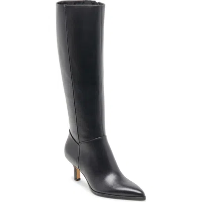 Dolce Vita Aldy Pointed Toe Knee High Boot In Black