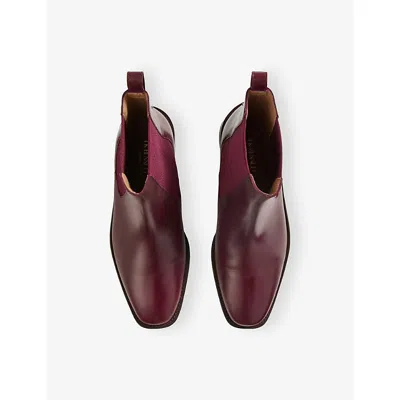 Lk Bennett Hattie Chelsea Bootie In Red