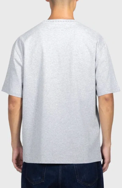 Pleasures Cut Here Heavyweight Graphic T-shirt In Gray