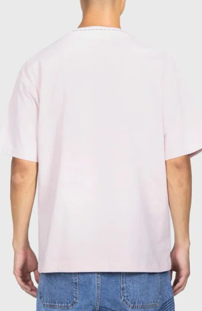 Pleasures Cut Here Heavyweight Graphic T-shirt In Pink