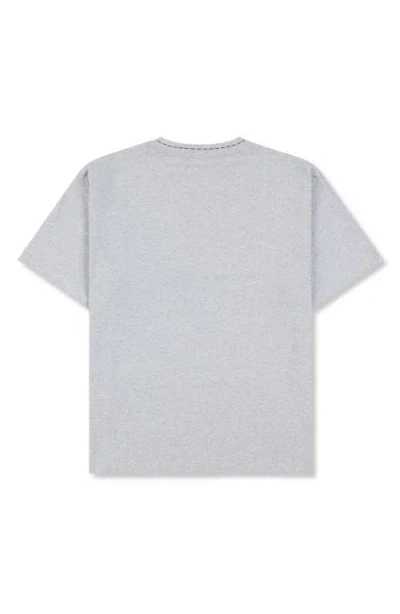 Pleasures Cut Here Heavyweight Graphic T-shirt In Gray