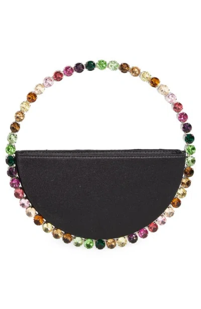 L'alingi Eternity Crystal Embellished Clutch In Multi