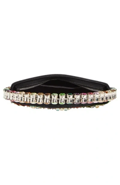 L'alingi Eternity Crystal Embellished Clutch In Multi