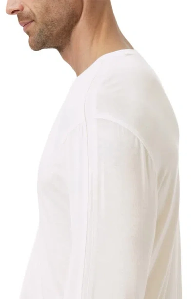 John Varvatos Clemente Long Sleeve Tee In White