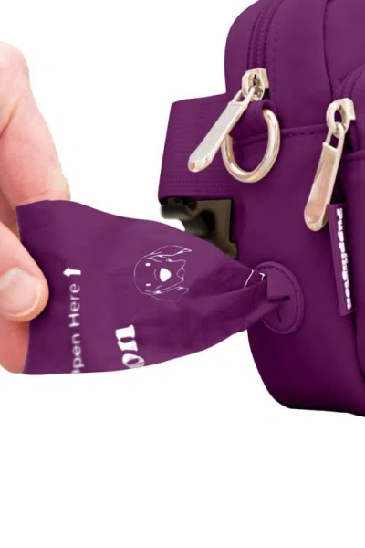 Puppington Walk Star Kit 3-in-1 Dog Walk Bag, Bowl, & Leash Plus Matching 90 Refill Dog Poop Bags