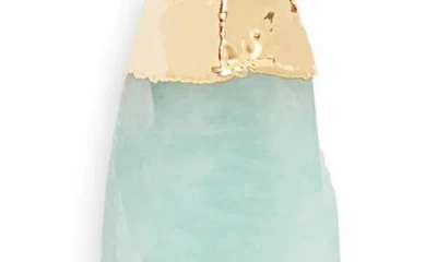 Ki-ele Amazonite Pendant Necklace In Gold