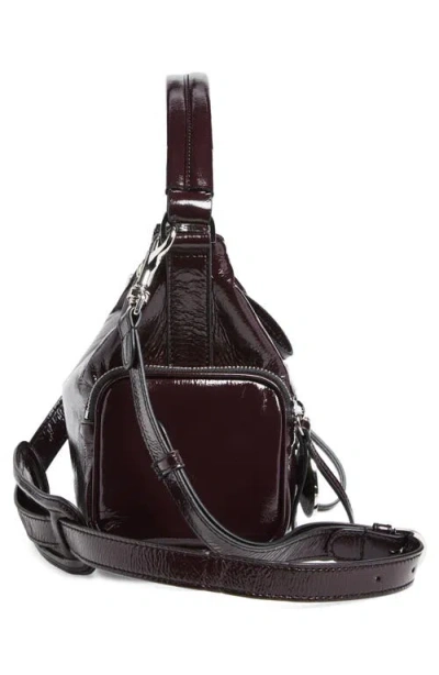 Stella Mccartney Dartmoor Shoulder Bag Adjustable Strap In Burgundy