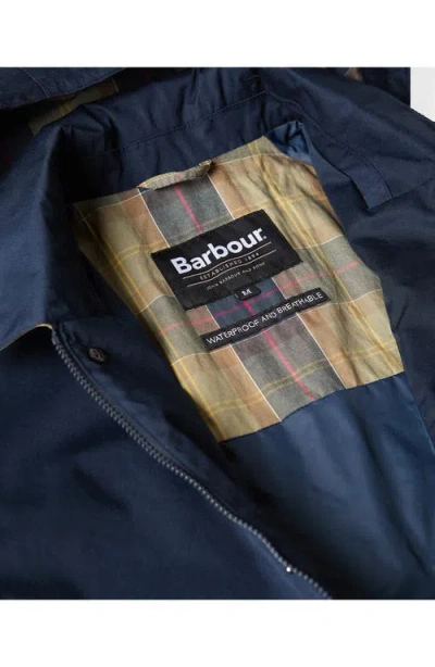 Barbour Lorig Mac Waterproof Jacket In Blue