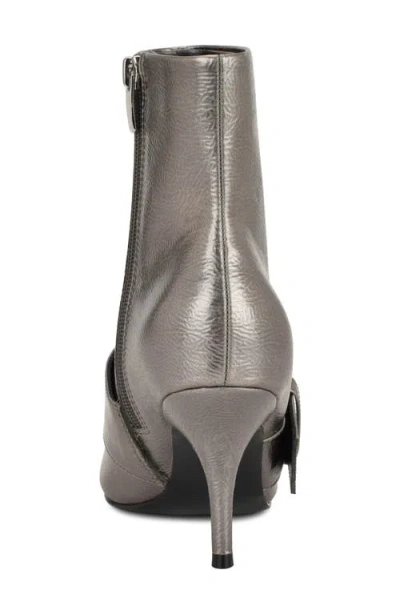 Nine West Colin Pointed Toe Bootie In Gray