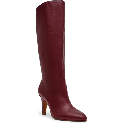 Steve Madden Rizk Knee High Boot In Burgundy