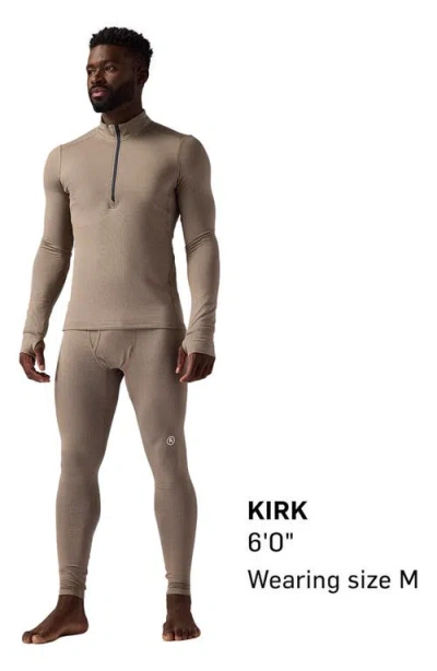 Backcountry Pines Microgrid Ultra-lt Baselayer 1/4-zip Top In Multi