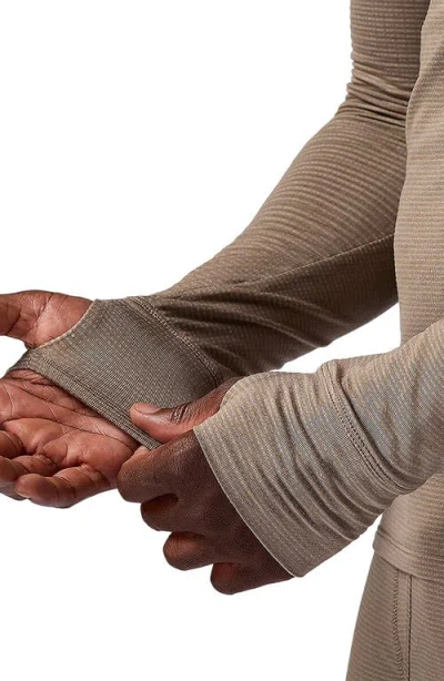 Backcountry Pines Microgrid Ultra-lt Baselayer 1/4-zip Top In Multi