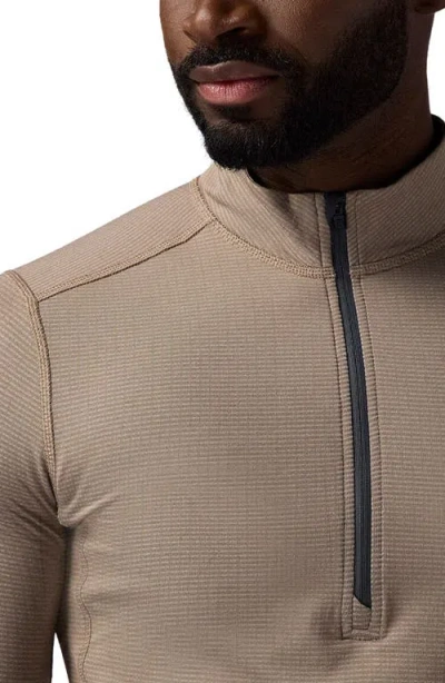 Backcountry Pines Microgrid Ultra-lt Baselayer 1/4-zip Top In Multi