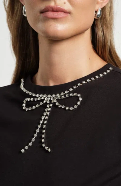 Isaac Mizrahi New York Crystal Embellished In Black