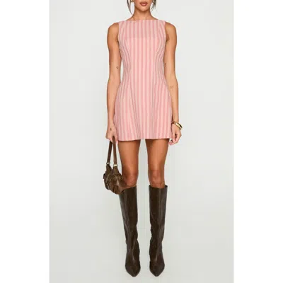 Princess Polly Auggie Sleeveless Minidress In Pink