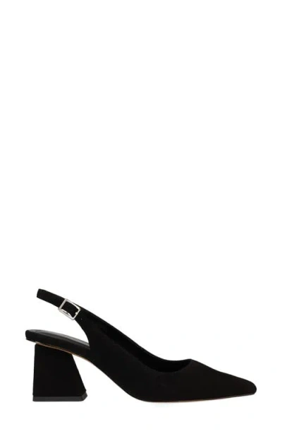 Pelle Moda Florin Slingback Pointed Toe Pump In Black