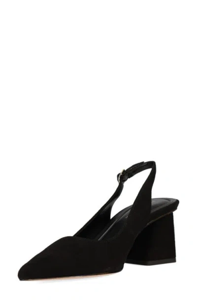 Pelle Moda Florin Slingback Pointed Toe Pump In Black