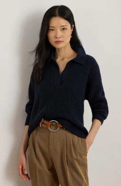 Ralph Lauren Polo Shirt Lauren  Woman Color Blue In Blue