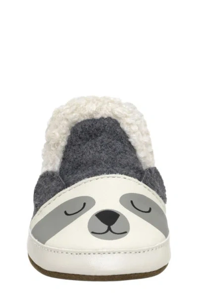 Robeez ® Sweet Panda Wool Crib Shoe In Animal Print